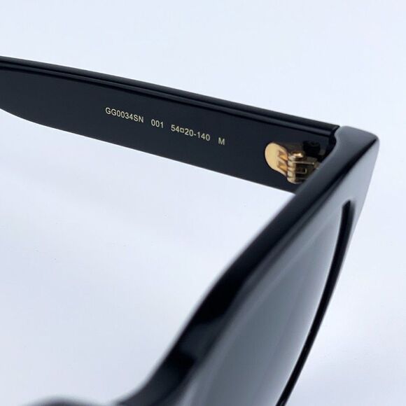 NEW GUCCI GG0034SN 001 Black Grey Women Sunglasses main image 5